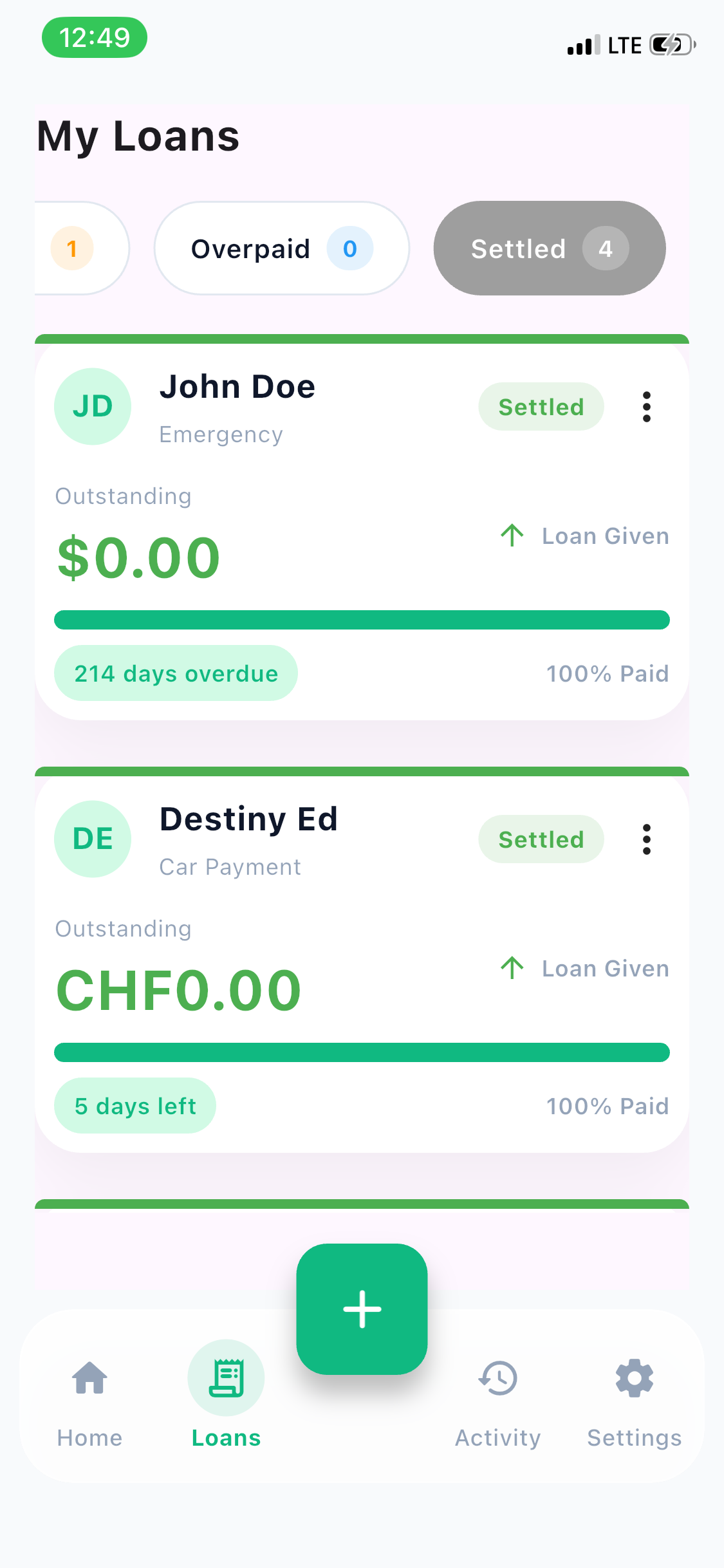 LoanMate Dashboard